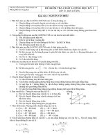 đề thi học kỳ 1