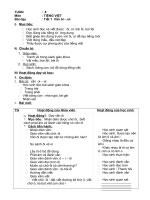 Giáo an Tiếng Việt tuần 8-10 chuẩn, đẹp