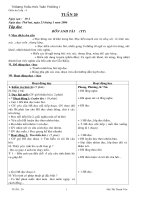 G/A lớp 4 tuần  20( chi tiết)