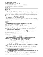 ĐỀ THI HÓA 10 + ĐÁP ÁN