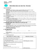 Bài 5: Bình đẳng giữa các dân tộc, tôn giáo