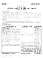 GIÁO ÁN VĂN 9 - TUẦN 22 (3 Cột)