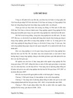 Vận dụng một số phương pháp thống kê để phân tích giá trị sản xuất công nghiệp trên địa bàn Hà Nội giai đoạn 1997-2007 và dự đoán đến năm 2009