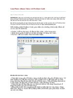 Làm Photo Album Video với ProShow Gold.