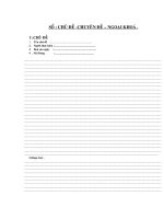 SO CHUYEN DE NGOAÏ KHOA.doc