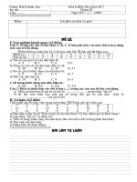 Kiểm tra ĐS chương III (Đề lẻ)