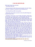 Ly do cho mot tinh yei