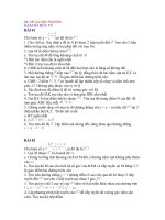 Bài tập phần Hàm Hữu Tỷ