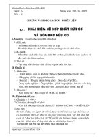 KHAI NIEM HƠP CHAT HƯU CƠ VÀ HOA HOC HƯU CƠ