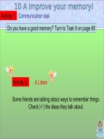 Improve your memory!