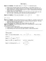 ĐỀ THI THỬ TỐT NGHIỆP - ĐỀ 1,2