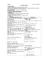 Giáo án Đai số 7 Năm Học 2008-2009