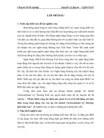 Hoàn thiện công tác định giá, quản lý và xử lý bất động sản bảo đảm trong hoạt động cho vay tại chi nhánh Techcombank Lý Thường Kiệt hiện nay 