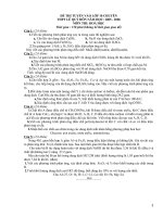 Đề thi chuyên Hóa - QuảngTrị