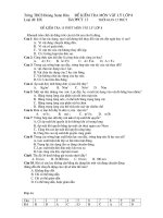 Kiểm tra Vật Lí 8 (15'''' HKI)