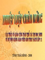 Ancol Thao giảng GVG tỉnh Thái Bình