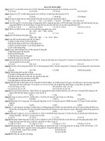 Bài tập tổng hợp ôn thi đại học