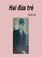 hai đứa trẻ
