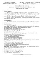 ĐỊA LÝ (2008 - 2009)