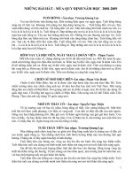 Lời bài hát THCS (NH 05 đến 09)