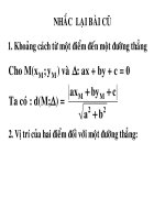 BT Khoảng cách -Góc