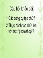 Photoshop: Bộ lọc render