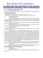 tạo giống bằng công nghệ gen va tế bao