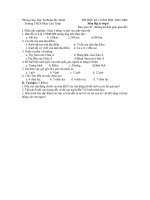 Thi học kì 1 địa 6-st