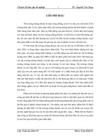 Ứng dụng các mô hình dự báo giá cổ phiếu trong ngắn hạn