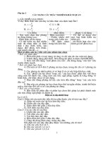 chú ý khi làm đề trắc nghiệm