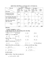 bài KT số 1 Đại số