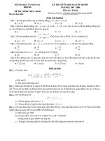 Bộ đề thi thử Tuyển sinh vào lớp 10