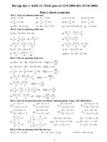 bai tap on hs yeu kem