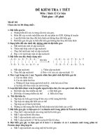 Đề kiểm tra (HK I - CB)
