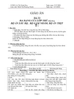 bộ ăn sâu bọ - bộ gặm nhấm - bộ ăn thịt