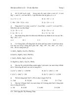 SỰ ĐIỆN LY 2 - 20 câu hỏi cơ bản (tiếp theo)