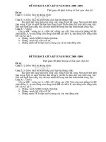 Đề thi KSCL giữa kỳ II Toán 9