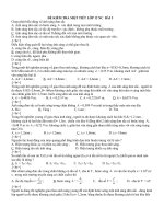 ĐỀ KỂM TRA 1 TIẾT BÀI 3 LỚP 12 NC