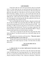 Phát triển  kinh tế thị trường định hướng XHCN ở nước ta hiện nay