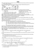 các bài toán giải nhanh theo định luật hóa học
