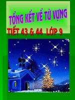 tổng kết từ vựng