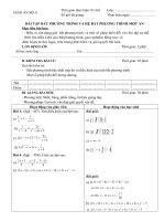 BÀI TẬP BẤT PHƯƠNG TRÌNH