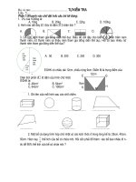 Đề tự kiểm tra Toán 5