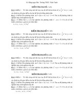 đề kiểm tra chương học kì II