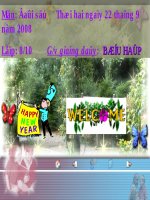 Tiết 9: Đặt nhân tử chung