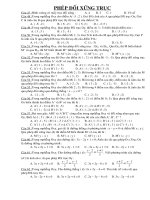 CHTN ĐỐI XỨNG TRỤC