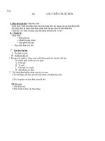 Câu trần thuật đơn