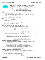 Ôn thi thpt phân ban