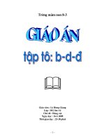 Giáo án chữ viết