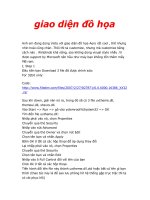 giao diện đồ họa